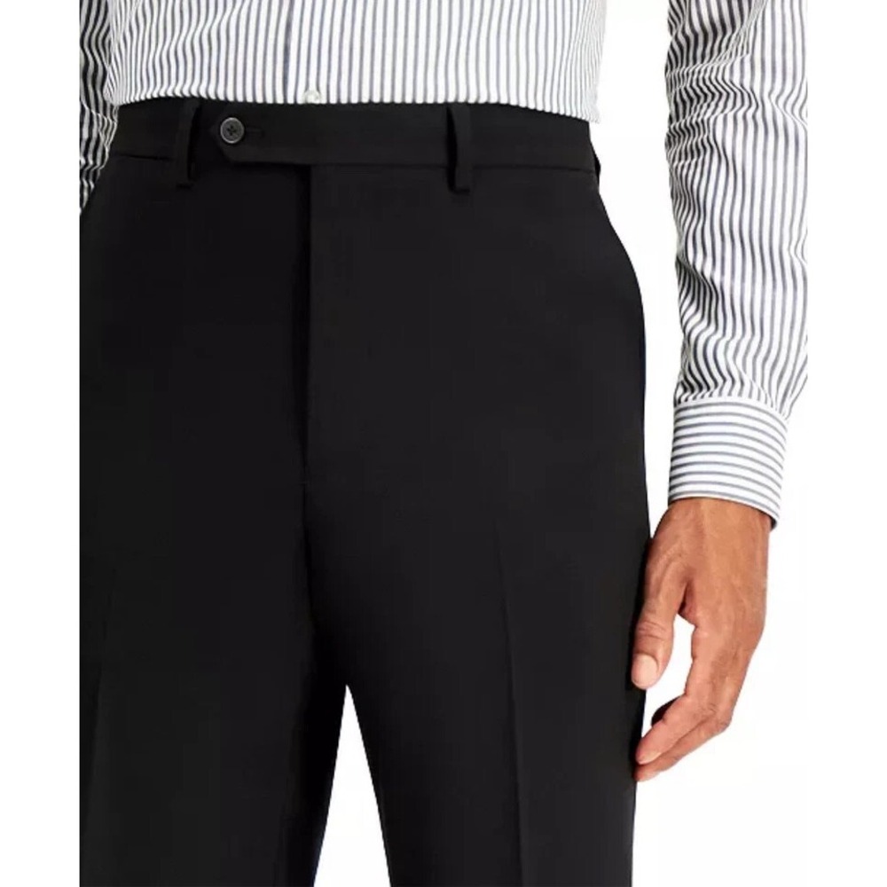 Nautica Mens 2-pc Suit Blazer 40L Jacket Pants 34W 33L Black - Picture 7 of 13